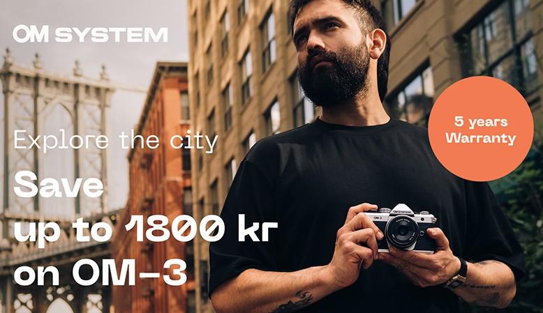 OM System tilbyder en cashback p&aring; udvalgte produkter.